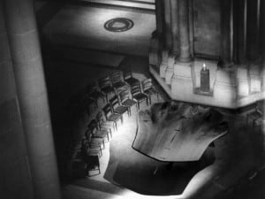 Aerial view of Altar for Peace, showing the Eternal Flame from Hiroshima on the column.