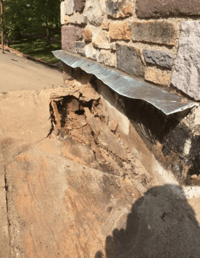 Arts Building Roof Damage
