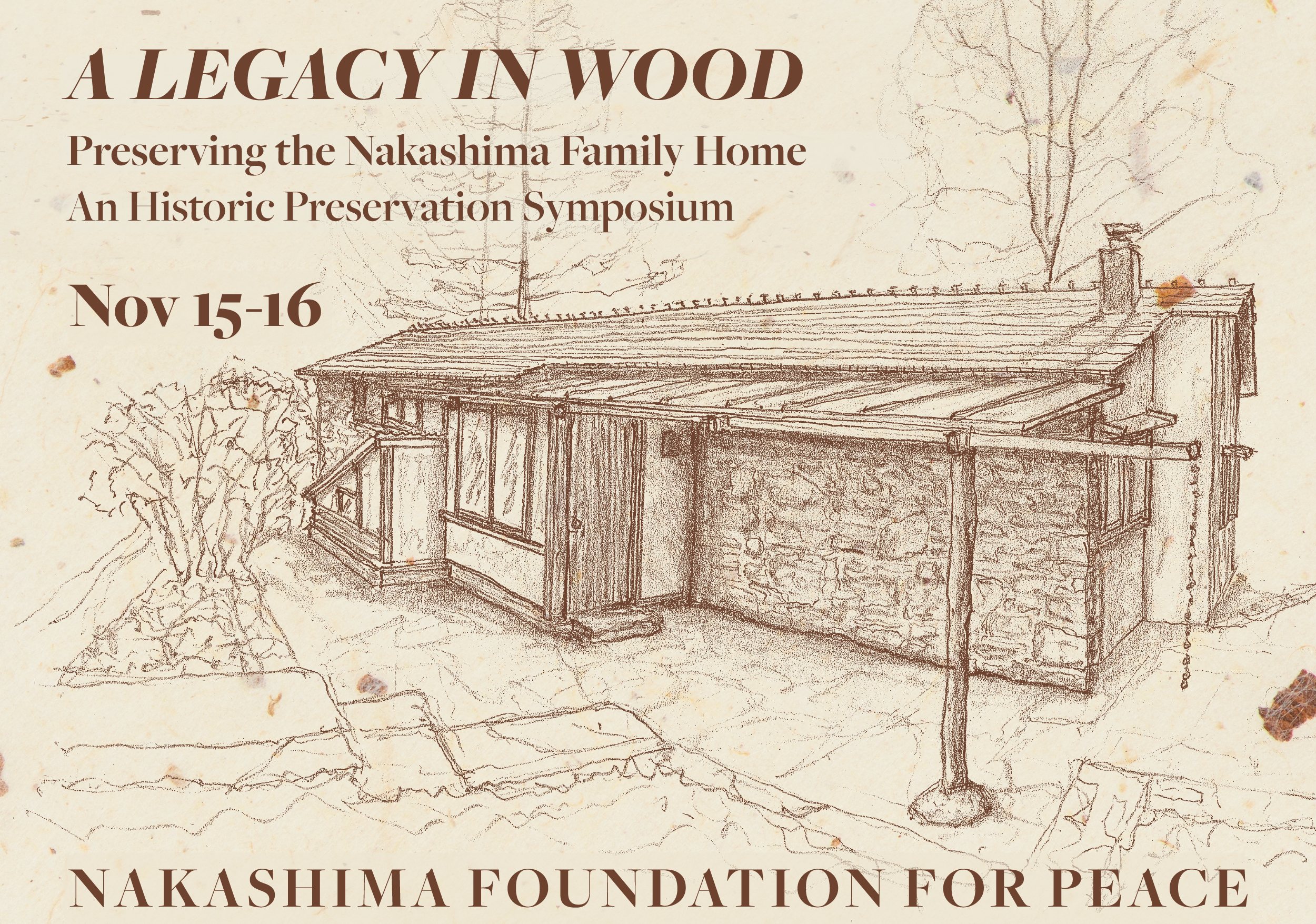 Legacy in Wood: A Historic Preservation Symposium